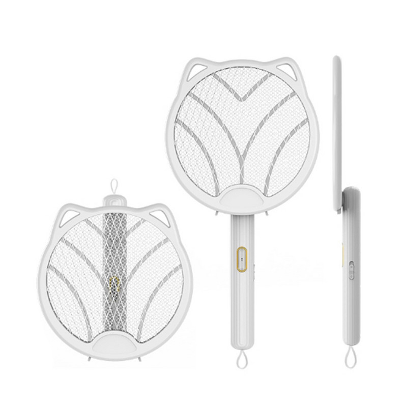 Skladacia plácačka na muchy Bugs Zapper, svetlo, nabíjateľná elektrická plácačka na komáre, hmyz, komáre, muchy