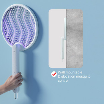 Τα κουνούπια Fly Zapper Παγιδεύουν Ρακέτα Πτυσσόμενα σφάλματα Zapper Ρακέτα Φως Επαναφορτιζόμενα Ηλεκτρικά Κουνούπια Swatter για Bugs Κουνούπια