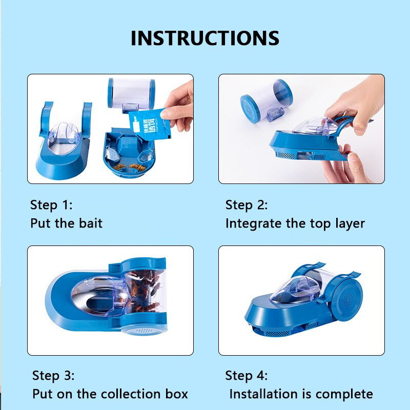 Pasca na šváby, bezpečná a účinná pasca na šváby, opakovane použiteľná pasca na šváby, lapač hmyzu, chytač Cucaracha, produkty na kontrolu škodcov