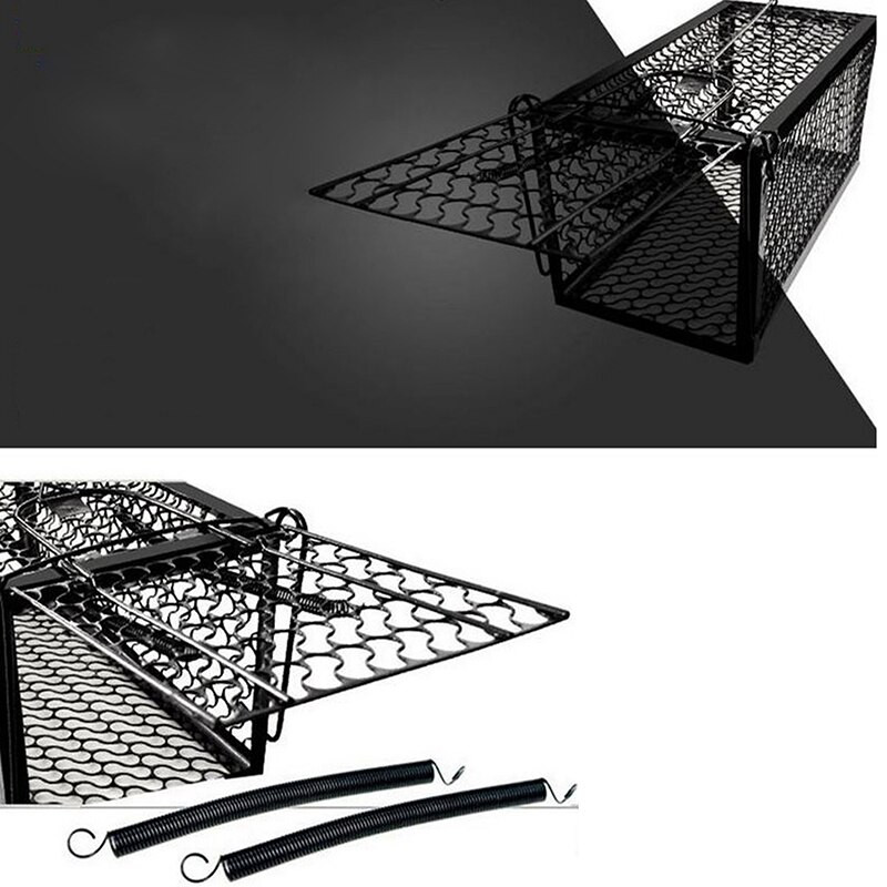 Intelligens önzáró patkánycsapda, újrafelhasználható nagy teherbírású egérkártevő állat egerek hörcsög ketrec kontroll csali rágcsálóriasztó fogó egércsapda