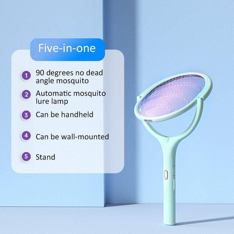 Električni reket za insekte Swatter Zapper USB punjivi ljetni Mosquito Swatter Kill Fly Bug Zapper Killer Trap
