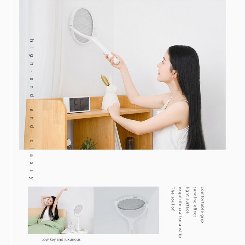 Električni reket za insekte Swatter Zapper USB punjivi ljetni Mosquito Swatter Kill Fly Bug Zapper Killer Trap