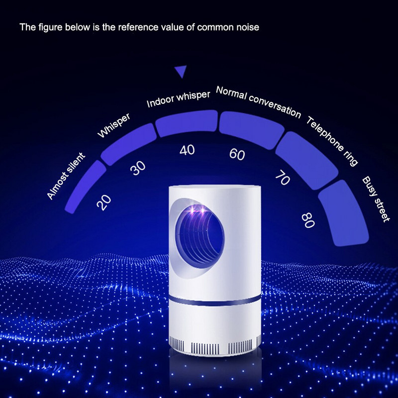 Lampă electrică USB ucigaș țânțari Bug Zapper Ucigaș insectelor Capcană UV pentru țânțari Repelent anti-țânțari pentru casă în interior