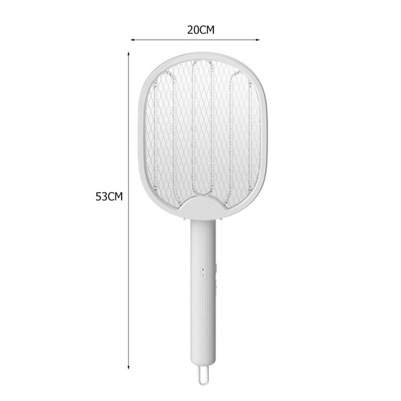 Spătar de țânțari electric 4 în 1, pliabil, de mână, cu lampă cu ultraviolete, pentru scufundare de bug-uri pentru grădină în aer liber, camping, drumeții