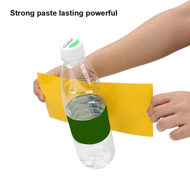 30/50 ks Obojstranná nálepka na kontrolu lietajúceho hmyzu Lepiaca doska na hmyz Pasca na skleník Domov Záhrada Žltá