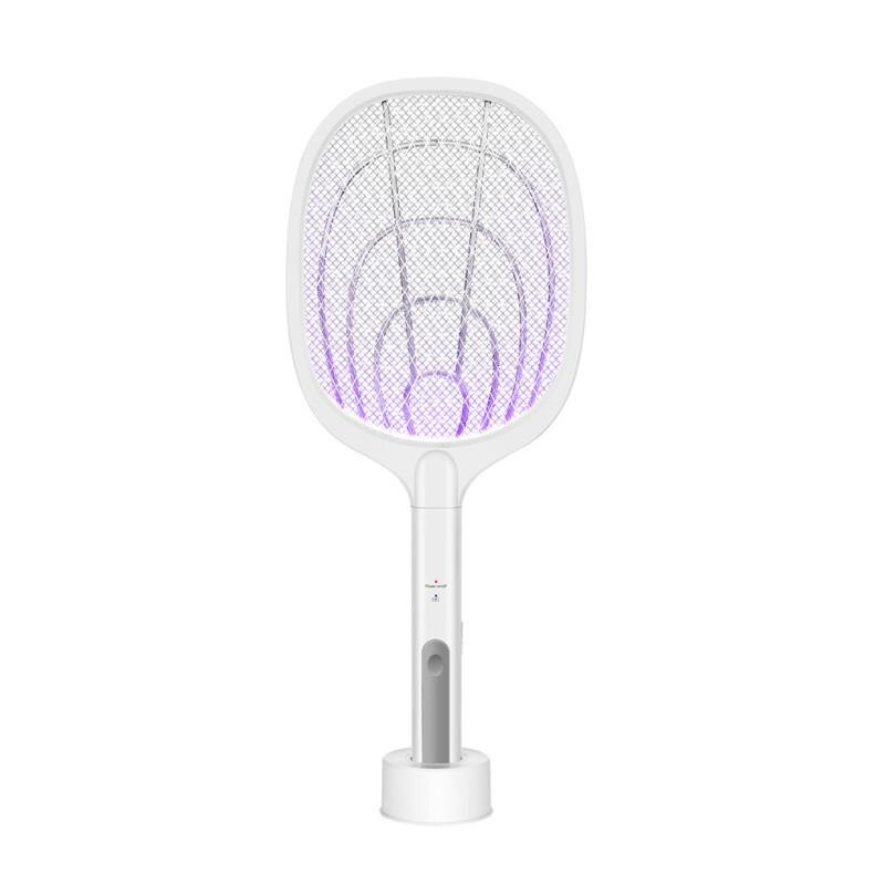 Električni ubojica komaraca od 3000 V, UV svjetlo, muholovka, hvatač komaraca, punjivi reket za lov na insekte, 1200 mAh