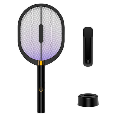 Električni ubojica muha UV svjetlo USB punjivi reket za muhe LED svjetiljka Ljetna zamka za komarce Reket protiv insekata
