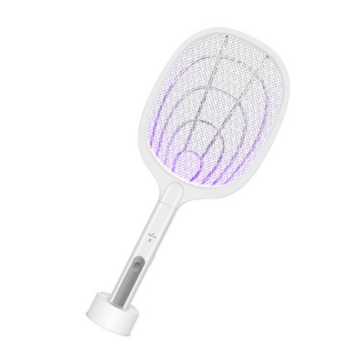 3000V електрическа мухобойка с ултравиолетова светлина USB акумулаторна LED лампа летен капан за комари ракета против насекоми