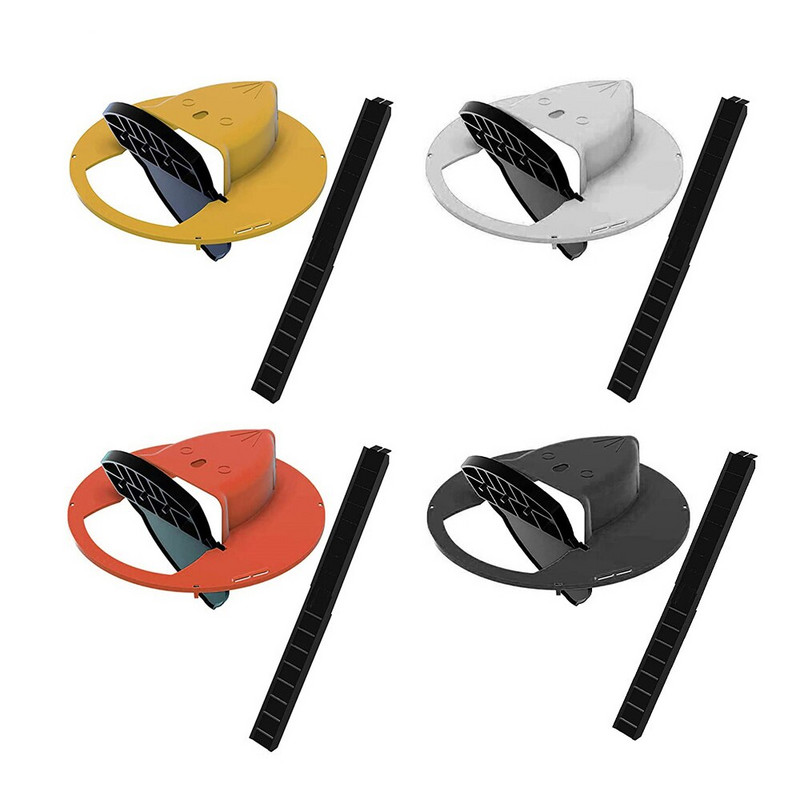 Automatická pasca na myši, inteligentná opakovane použiteľná resetovateľná automatická pasca na myši, potkany, výklopné posúvacie vedro, humánne dvere, viacero vonkajších a vnútorných pascí na potkany