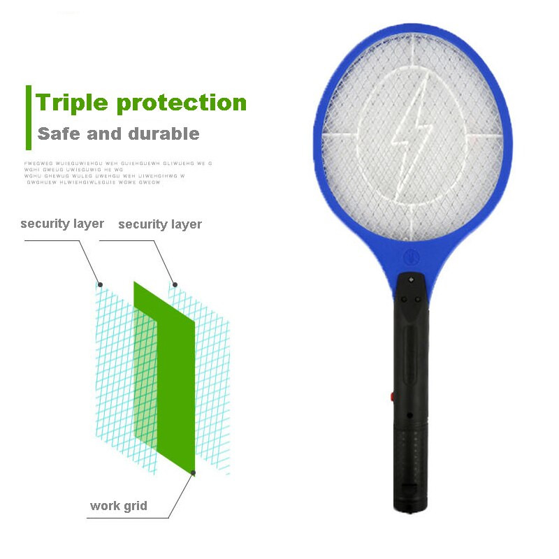 Безжична батерия Захранване Електрическа мухобойка Запер за буболечки Ракета Убиец на насекоми Домашни буболечки Електрически убиец за комари