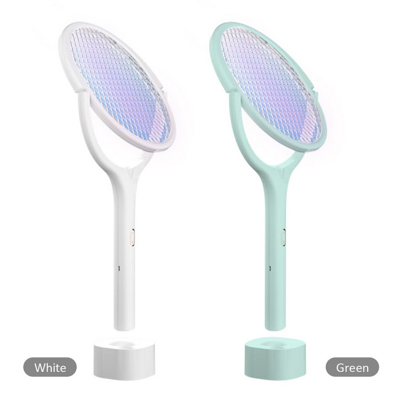 5 v 1 letná lampa na zabíjanie komárov 3500V USB nabíjateľná uhlová nastaviteľná elektrická lampa na hmyz, mucholapka, plácačka na komáre