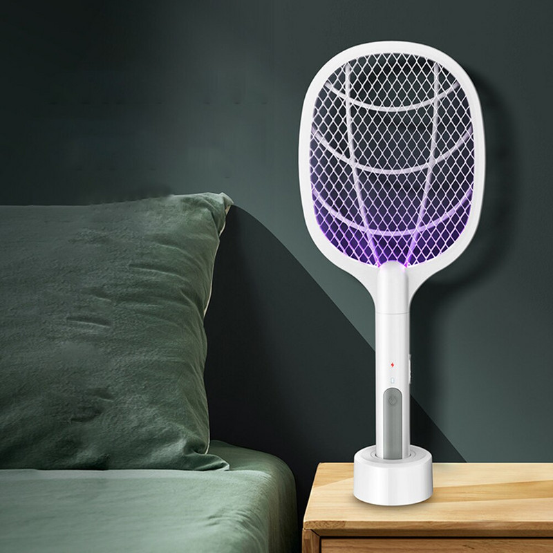 Multifunkčná Zapper Racket Killer Trap Lamp Elektrická Mosquito Zapper USB nabíjanie pre domáce príslušenstvo