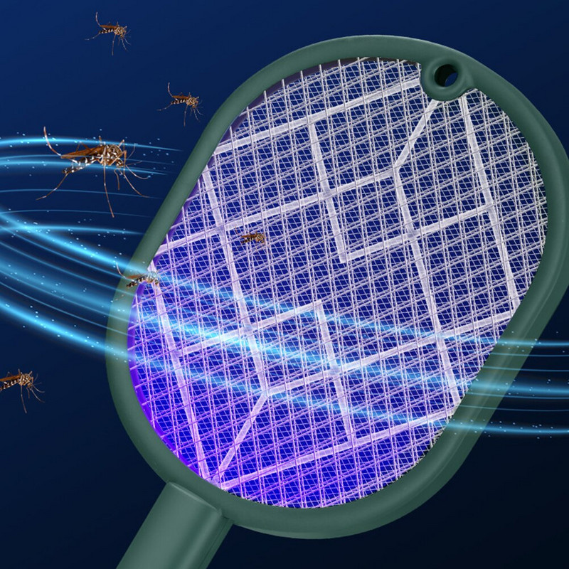 Horúci výpredaj 3000V elektrická plácačka na hmyz, nabíjateľná USB letná plácačka na komáre, zabíjačka much a hmyzu