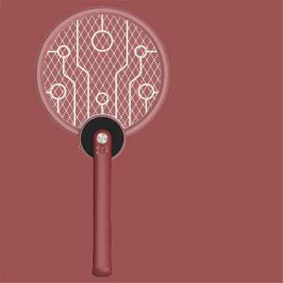 Skladacia elektrická plácačka na hmyz, USB 2200V 1000mAh nabíjateľná plácačka na komáre, zabíjačka much, hmyz, lapač, zabijak