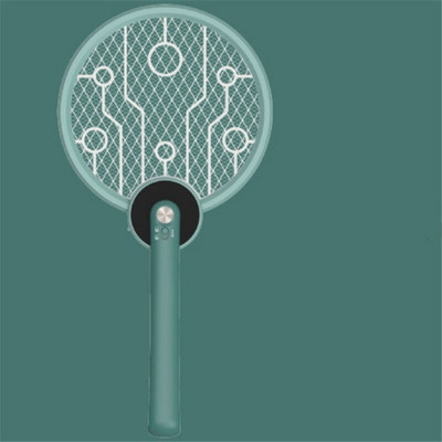 Skladacia elektrická plácačka na hmyz, USB 2200V 1000mAh nabíjateľná plácačka na komáre, zabíjačka much, hmyz, lapač, zabijak