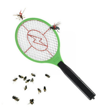 Οικιακά ηλεκτρικά Flies Swatter Killer με έντομο μπαταρίας Summer Bug Zapper τύπου κουνουπιοπαγίδα Swatter Anti Rack M7Q2