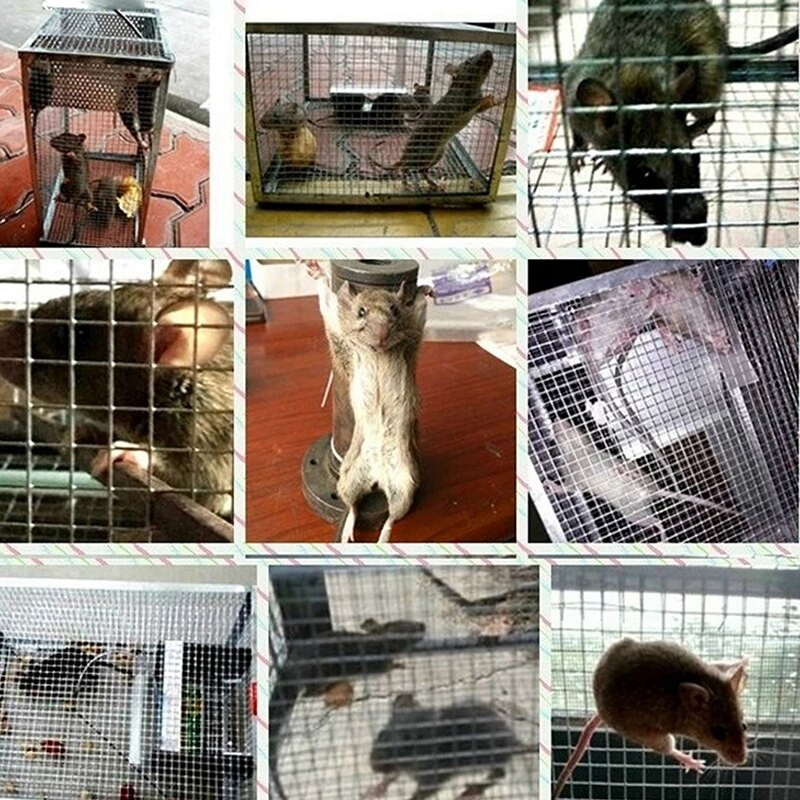 Capcană de șoareci continuă pentru uz casnic, cu spațiu mare, capcană automată pentru șobolani, cușcă sigură și inofensivă, cușcă pentru rozătoare de înaltă eficiență