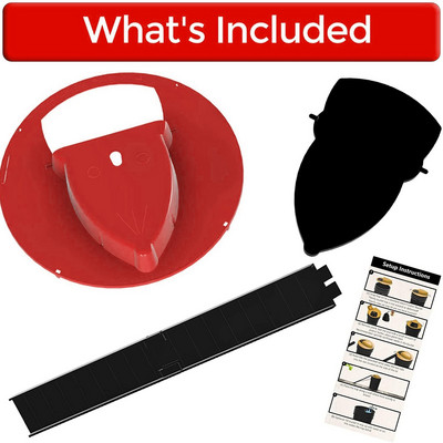 Pametna zamka za miševe Flip N Slide Bucket Lid Hvatač štakora Višekratna plastična zamka za miševe Humana ili smrtonosna zamka Door Style Multi Catch