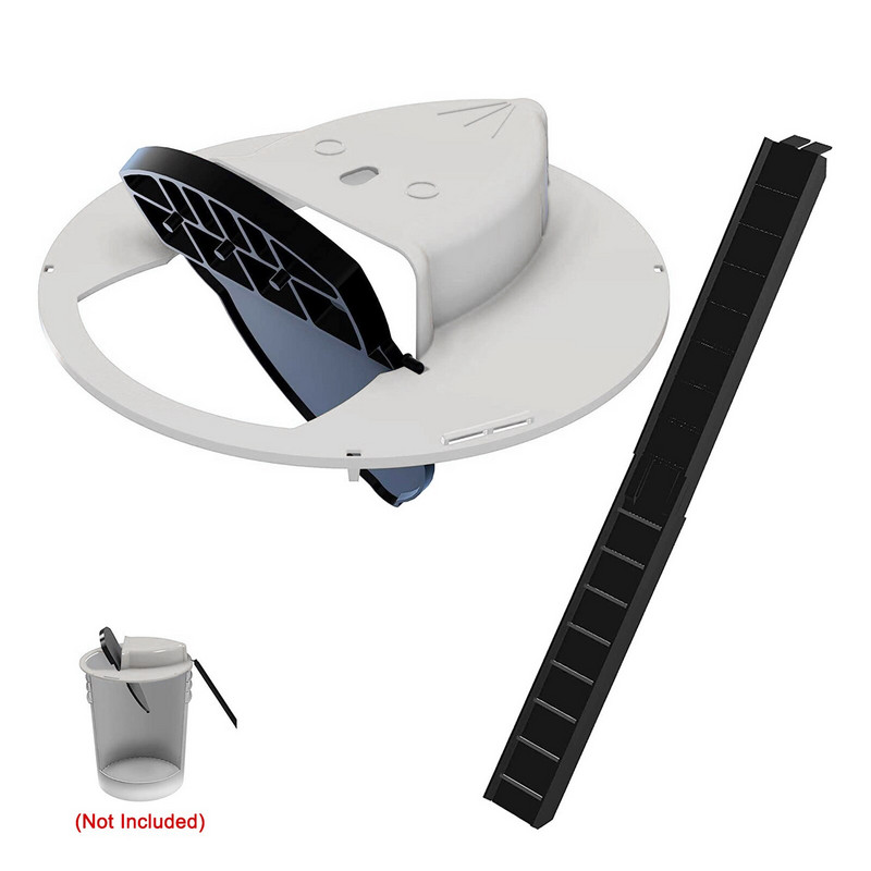 Pametna zamka za miševe Flip N Slide Bucket Lid Hvatač štakora Višekratna plastična zamka za miševe Humana ili smrtonosna zamka Door Style Multi Catch