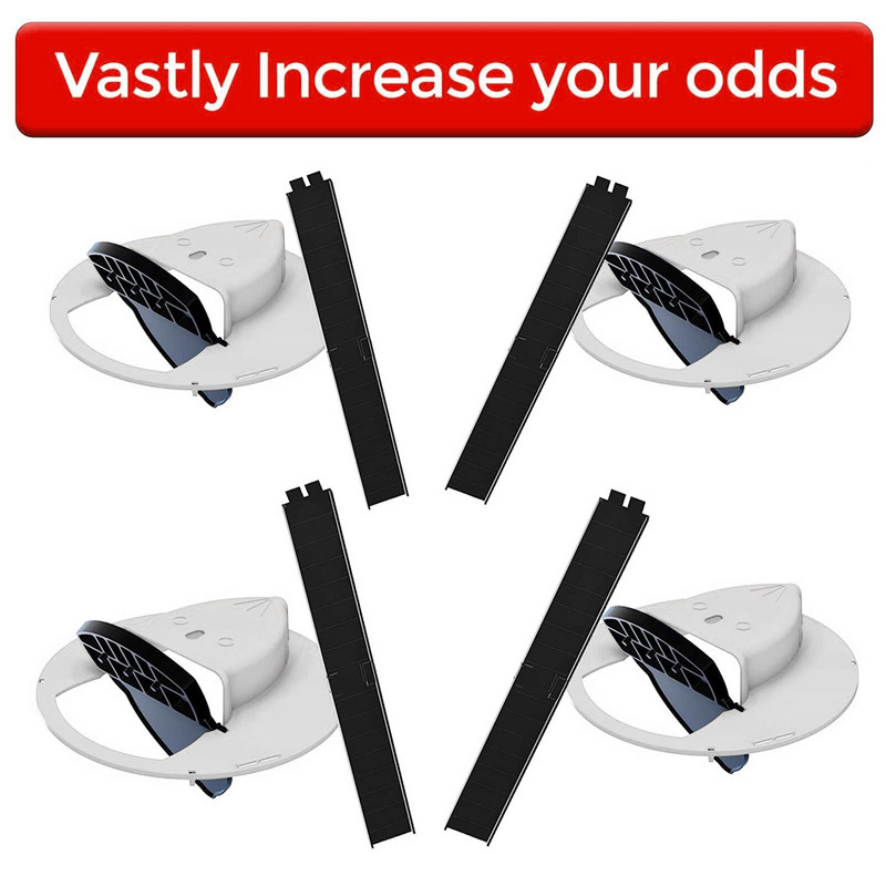 Pametna zamka za miševe Flip N Slide Bucket Lid Hvatač štakora Višekratna plastična zamka za miševe Humana ili smrtonosna zamka Door Style Multi Catch