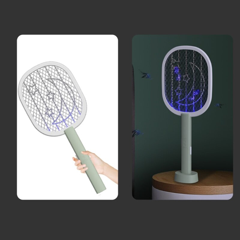 Kućna električna muholovka Reket za bube, USB punjivi ručni muholovka, ubojica insekata, vrtna štetočina, zamka protiv muha