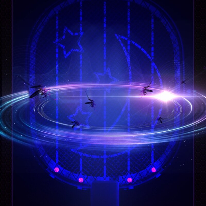 Kućna električna muholovka Reket za bube, USB punjivi ručni muholovka, ubojica insekata, vrtna štetočina, zamka protiv muha