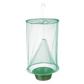 Vonkajšia zavesená mucholapka, opakovane použiteľná mucholapka, opakovane použiteľná rančová mucholapka pre vonkajšiu záhradu, konskú stodolu, farmu, dvor 4 ks