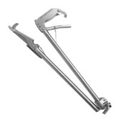 Satvērēja knaibles Krabju knaibles Čūskas rīku savācējs Atkritumu omārs Augšējā sliedes savācējs Šķērveida atkritumu pakaišu spailes Skavas