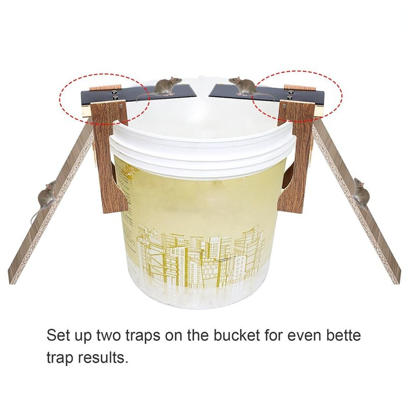 2-balenie pasce na myši Walk The Plank, pasca na potkany s automatickým resetom