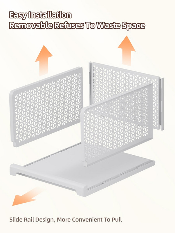 Рафт за съхранение на гардероб Joybos Многослойни прегради Организатори на шкафове и чекмеджета Органайзери за шкафове и чекмеджета