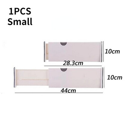 2 DB állítható tároló fiókok elválasztó Behúzható műanyag fiók válaszfaltartó Háztartási tároló Clapdeszka szervező