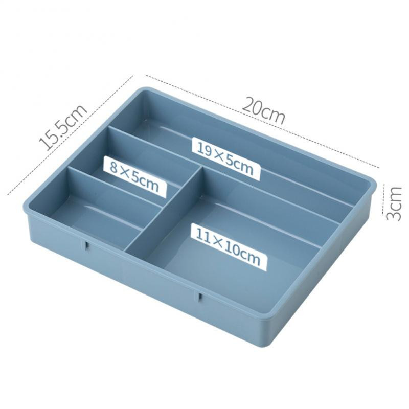 Mājsaimniecības atsevišķas uzglabāšanas kastes atvilktne Daudzšūnu organizators Galds Galddators Mājas Biroja Kancelejas preces Aplauzums Plastmasas kastes Paplāte