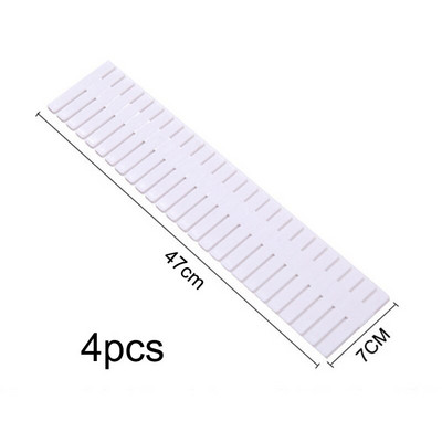 4 vnt. plastikinis stalčių tinklelis, skirstytuvas, pertvara, laikymo tvarkyklė Apatiniai drabužiai, kojinės, makiažo lenta, laikymo stalčiai