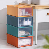 Ladica Kutija za pohranu Prozirna plastična unutrašnja kutija za pohranu odjeće Moderna jednostavnost Ormar za razvrstavanje kutije za pohranu odjeće Ormarić