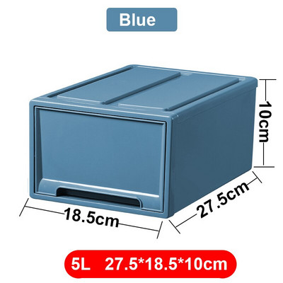 Ladica Kutija za pohranu Prozirna plastična unutrašnja kutija za pohranu odjeće Moderna jednostavnost Ormar za razvrstavanje kutije za pohranu odjeće Ormarić