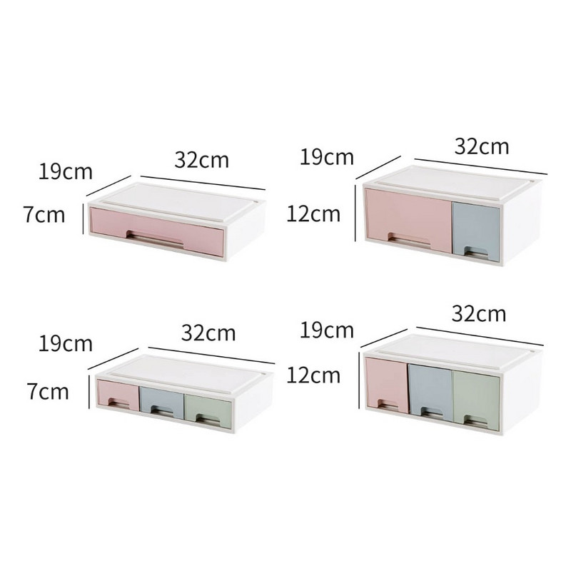 Ladica za stolno računalo Ormarić za pohranjivanje sitnica Organizator Kutija za pohranu Kutija za papire Organizator Šminka Kutija za nakit Spremnik za kozmetiku