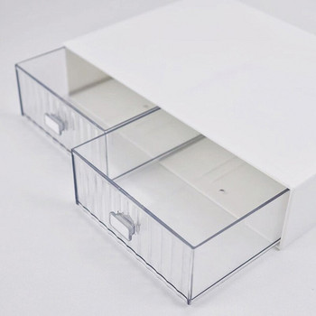Настолен чекмедже Кутия за съхранение на козметика Безплатна комбинация Многопластов разделител Може да се подрежда Калъф за канцеларски материали за бюро