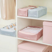 Úložný box na skriňu, spodná bielizeň, podprsenky, zásuvky, organizéry, oblečenie, nohavice, deliaci box, Tiroir 7 mriežkový skladací organizér na skriňu