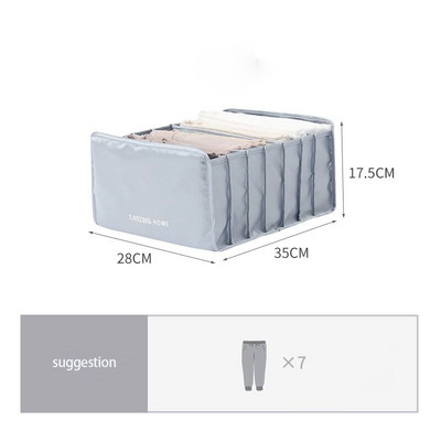 Úložný box na skriňu, spodná bielizeň, podprsenky, zásuvky, organizéry, oblečenie, nohavice, deliaci box, Tiroir 7 mriežkový skladací organizér na skriňu