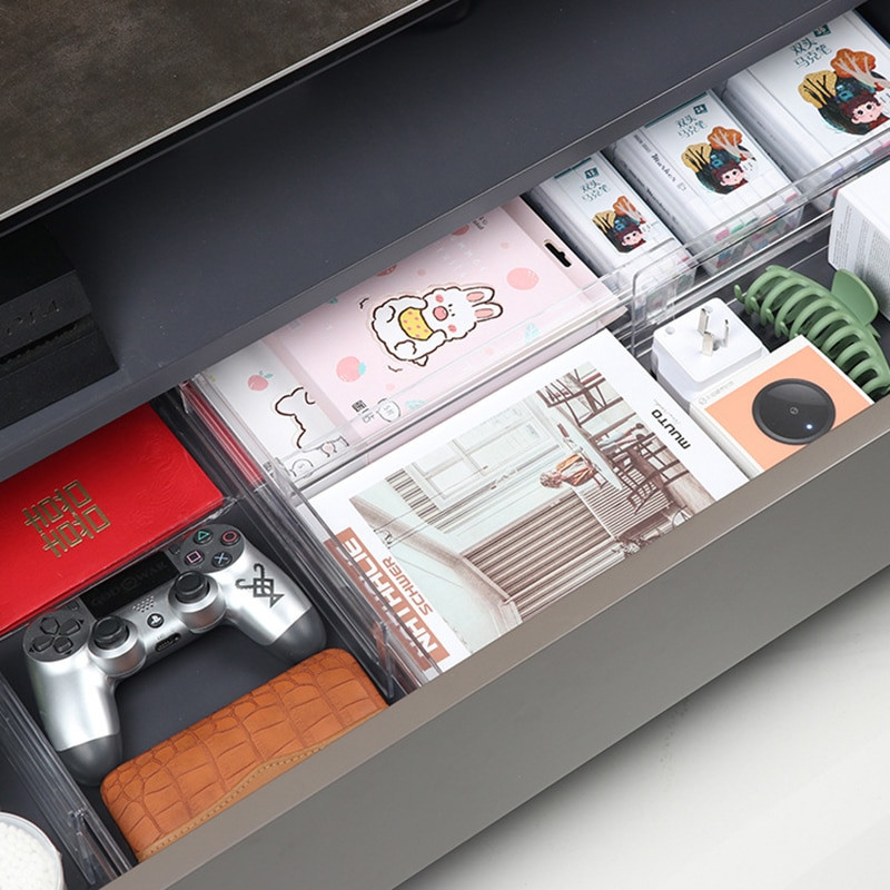 Prilagodljive ladice za pohranu Pregrada Plastična ladica na uvlačenje Pregradni držač Kućni pribor za donje rublje Završna obrada čarapa