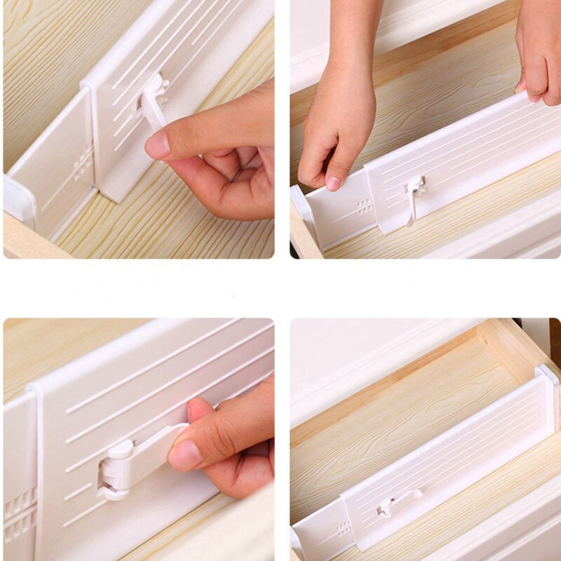 Podesiva pregrada za ladice Pregrade za ladice Organizator Podesivi separatori za spavaću sobu Kupaonica Ormar Uredska kuhinja D1