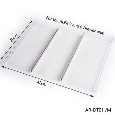 ARCO DIY pregrade za ladice za jedinicu ladica ALEX 5 i 9, prozirni akrilni umetci za ladice, organizator šminke, pregrade za pohranu, podesive