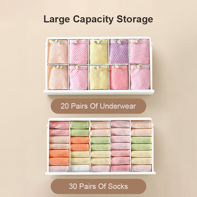 Joybos donje rublje Kutija za pohranu Ladice Ormar Garderoble Organizatori Ladica za pohranu Ladica koja se izvlači Organizacija doma 5/10 rešetke