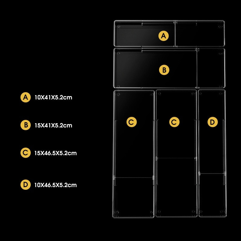 Kuhinjske ladice Organizator Pregrada Posuđe Organizacija Vilica Ormar Spremište Žlica Stol Kutija Ormarić Plastična pregrada