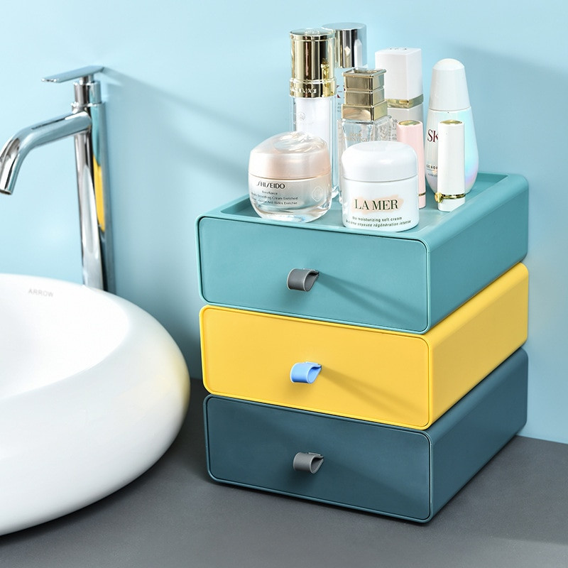 Stolna kutija za pohranjivanje u obliku ladica Ladica za pohranjivanje Organizator za kućno pohranjivanje Uredsko pohranjivanje šminke Pohranjivanje nakita