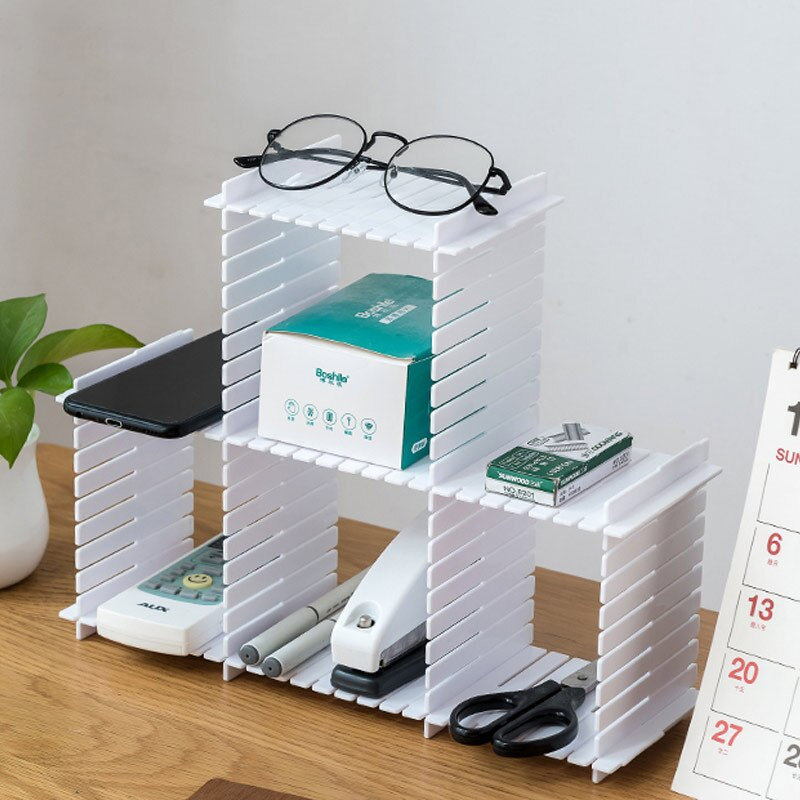 8 komada Plastična ladica Separator Razdjelnik Pregrada Organizator za pohranu Donje rublje Čarape Šminka Clapboard Slobodno kombinirajte pregradu DIY