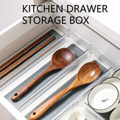 Prozirna posuda za pohranu hrane Organizator za kozmetiku Ladica za pohranu u kućanstvu Kutija za pohranu pribora za jelo Svježi kuhinjski pribor