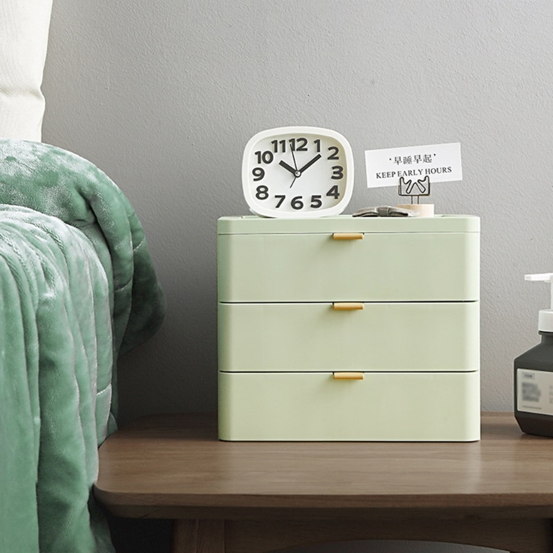 2/3/4 sloja Ladica za radnu površinu Kutija za pohranu Mini posuda za organiziranje kozmetičke šminke Plastična kutija za nakit Organizator za sitnice