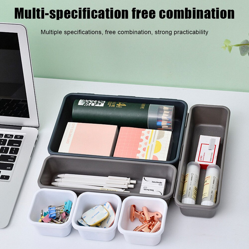 8pc/set Kuhinja Kupaonica Pladnjevi Ladica za pohranu Kutija za pohranu Držač za nakit Šminka Organizator Kutija Poklopac ormara