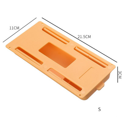 Sertare de depozitare sub birou Organizator pentru cosmetice Dulap lipit din plastic Masa ascunsă Cutie de depozitare Economisește spațiu Articol de acasă C94